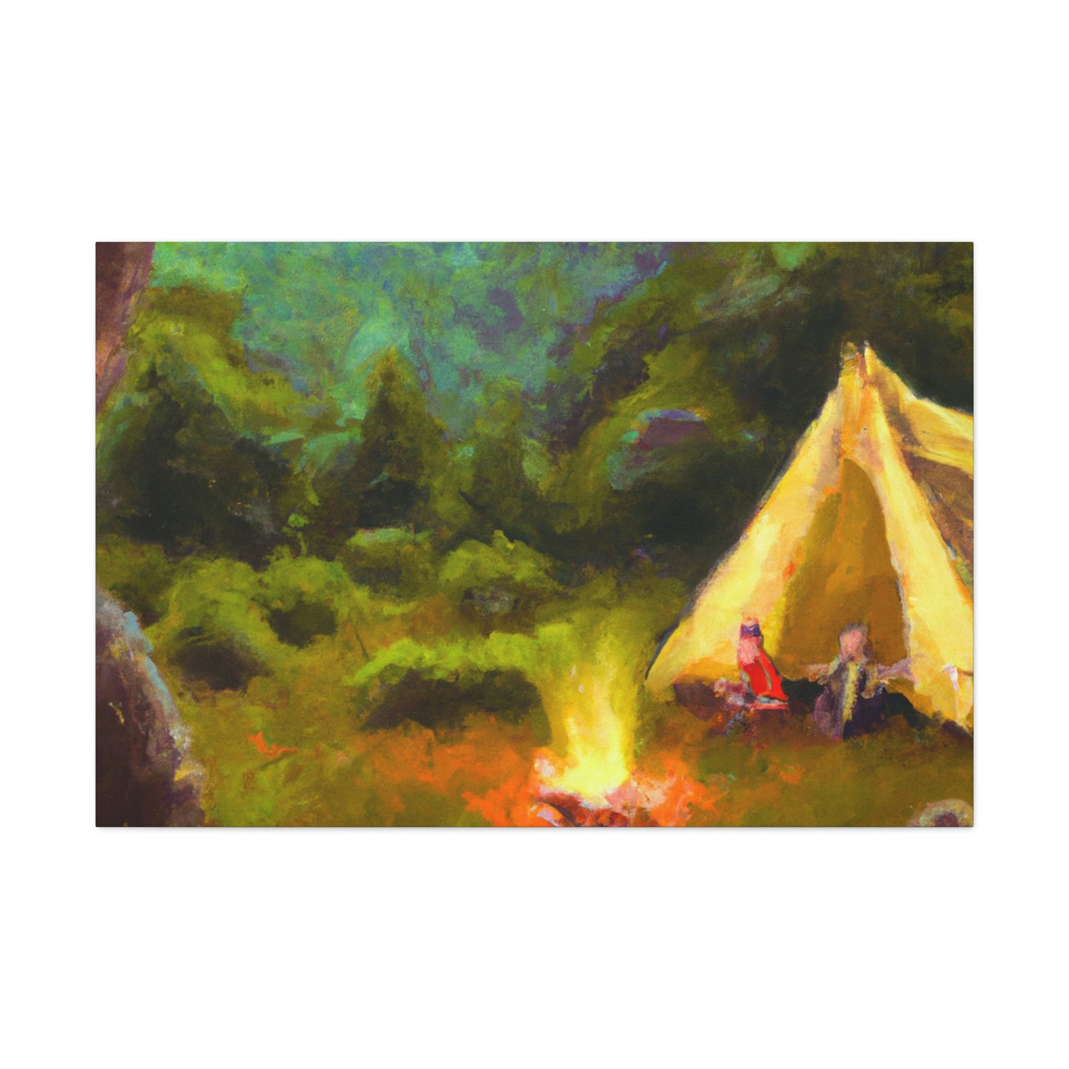 Campfire S'mores Squares. - Canvas