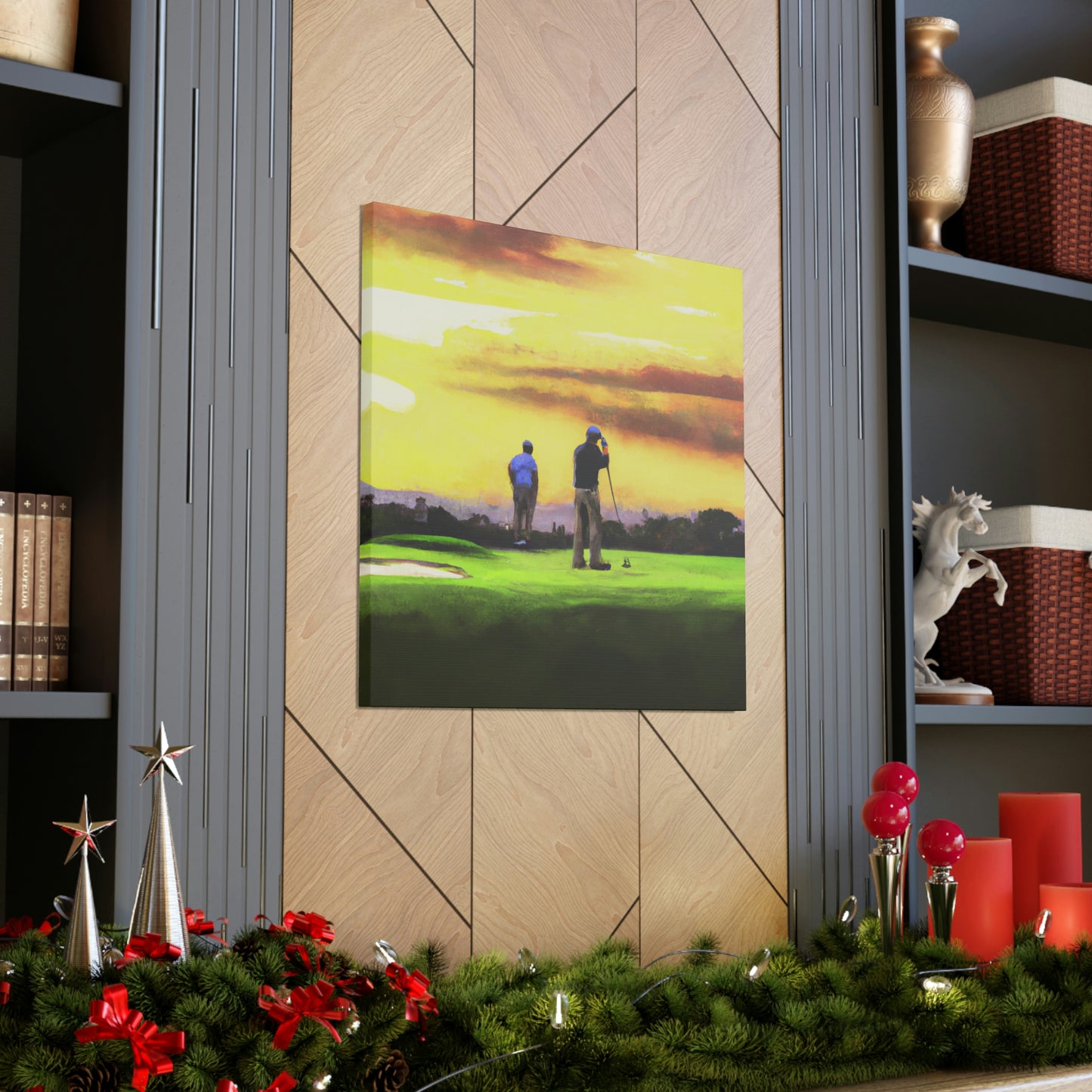 The Golden Hour Swing - Canvas