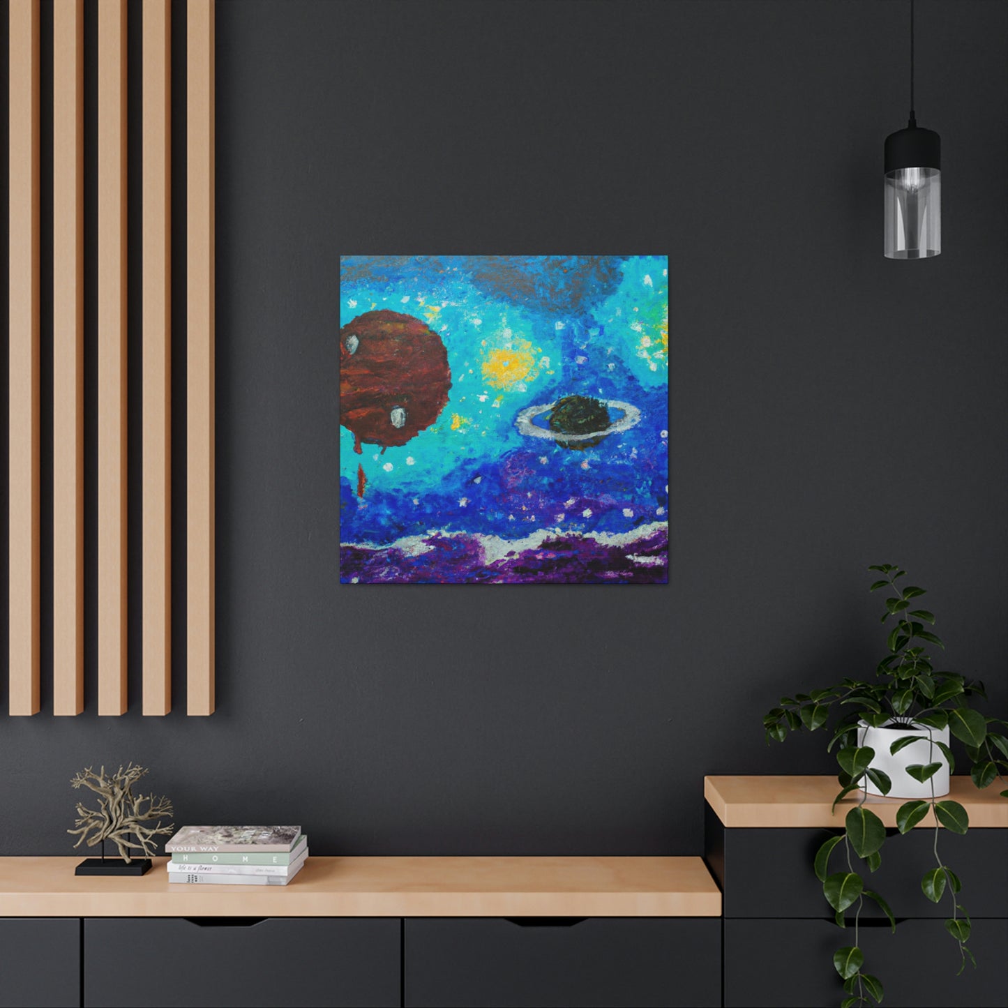 Astronaut Aurora! - Canvas