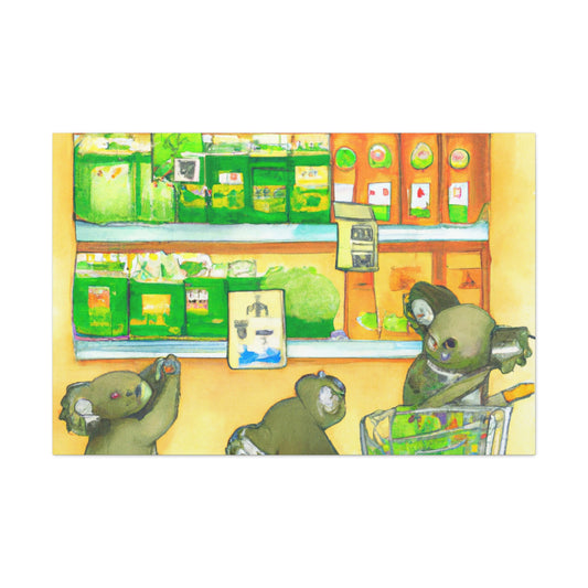 Critter's Groceries - Canvas