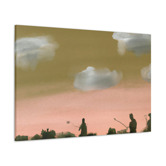 A Picturesque Round at Dusk - Canvas