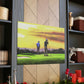 The Golden Hour Swing - Canvas